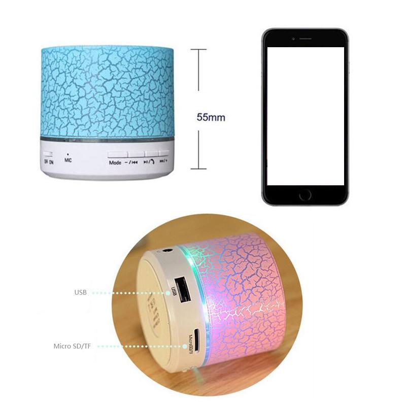 A9 LED Bluetooth Speaker Mini Speakers Hands Free Portable Wireless Speaker With TF Card Mic USB Audio Music Player - Mammalook