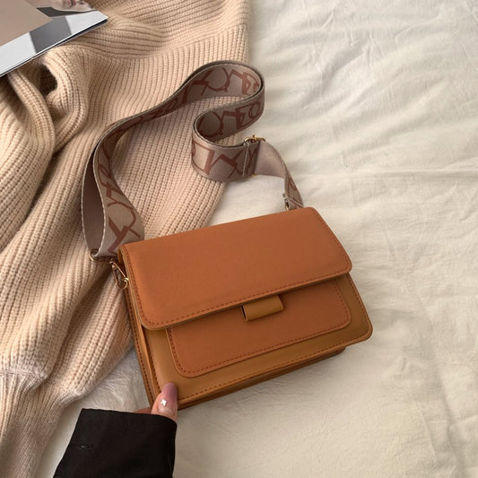 Casual retro bag women's casual shoulder bag Korean style simple crossbody small square bag - Mammalook