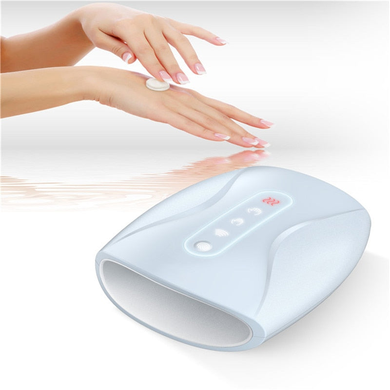 Electric Hand Massager Device Palm Finger Acupoint Wireless Massage with Air Pressure and Heat Compression For Women Beauty - Mammalook