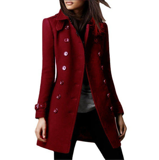 Double-Breasted Casual Women's Jacket - Mammalook