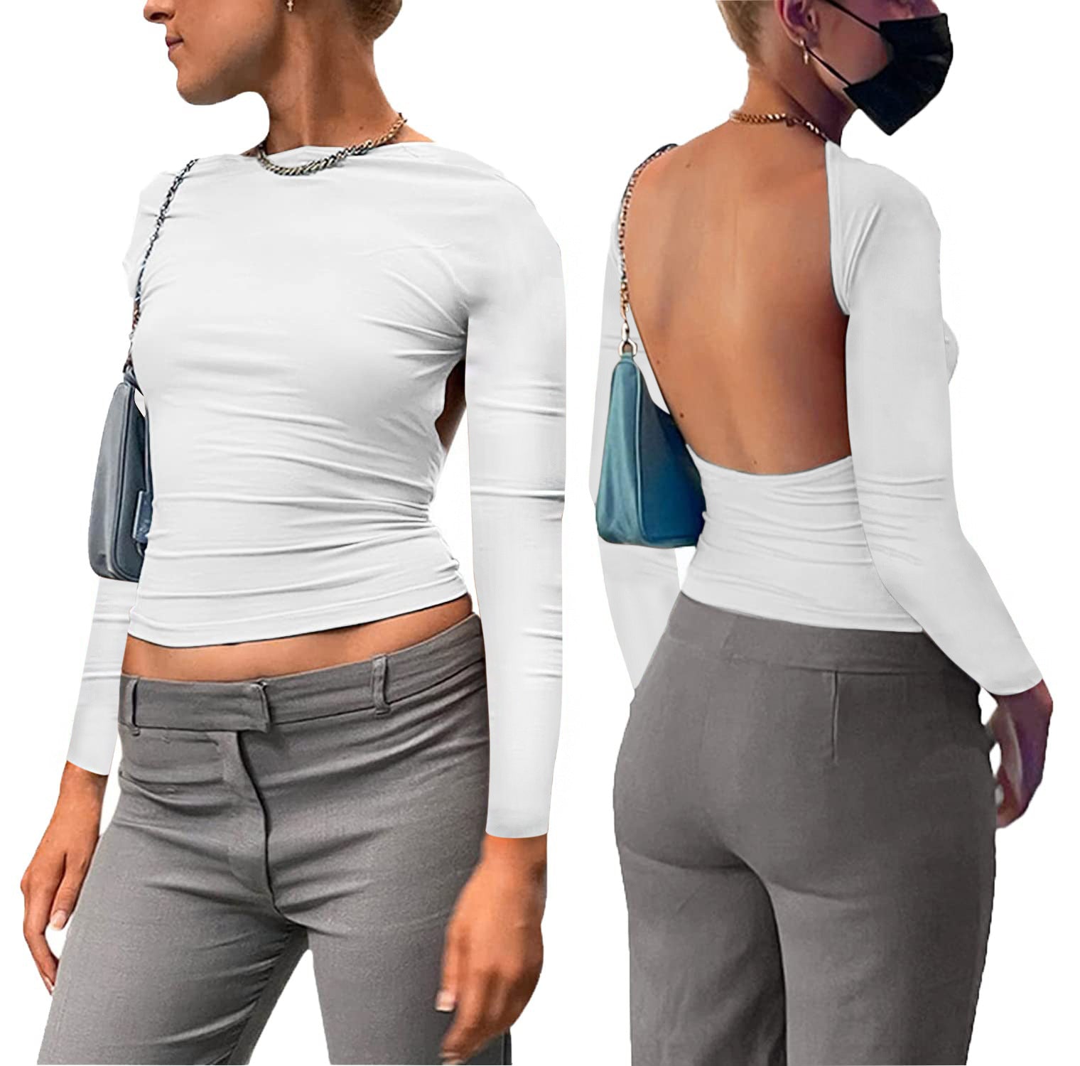 Multicolor Bobby Women's New Solid Two way Small Top - Mammalook