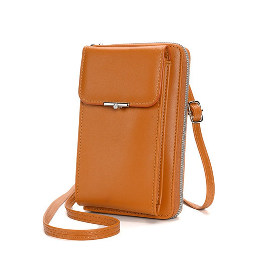 Women's Fashion Messenger Bags Small Mobile Phone Wallet Luxury Design Casual Shoulder Pocket Ladies Crossbody Purse For Female - Mammalook