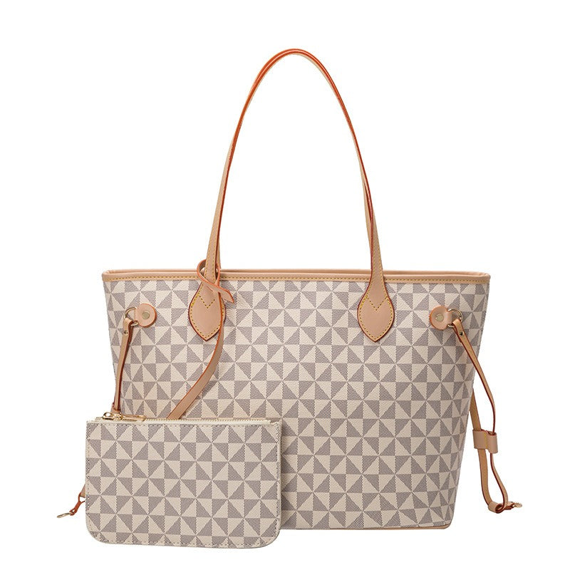 Tote Bag Windmill Pattern Handheld Shoulder Bag Large Capacity Two Piece Set Mother's Bag - Mammalook