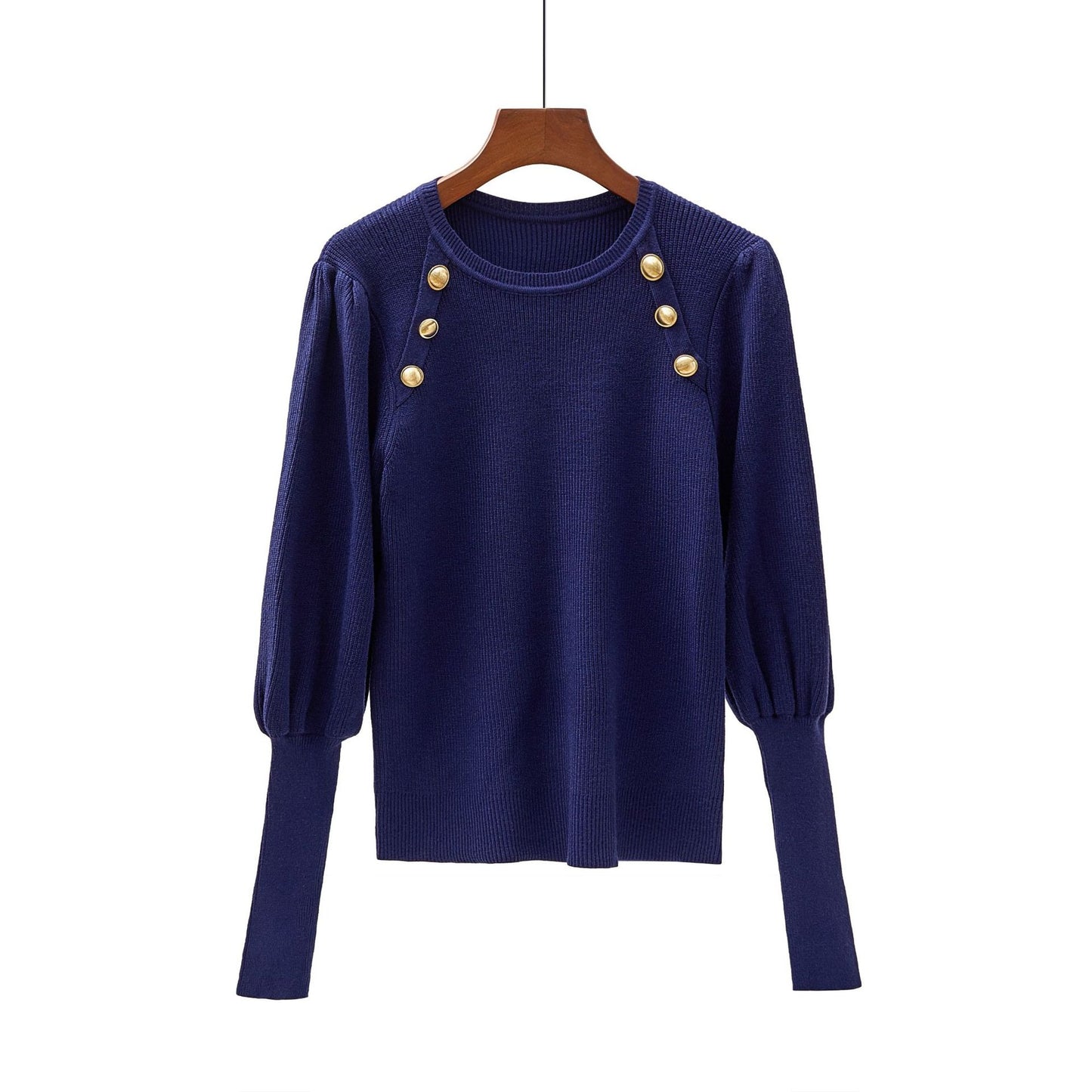 High quality puff sleeves Womens Sweaters Fashion Knitted Pullover Sweater Fall Winter Soft Female Jumper Top Jersey Pull - Mammalook