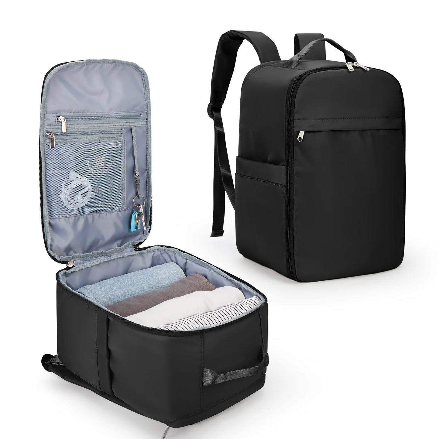 Ryanair Backpack 40x20x25 Cabin Bag, Hand Luggage Travel Backpack for Easyjet Cabin Bag 45x36x20, Laptop Backpack for Women/Men - Mammalook