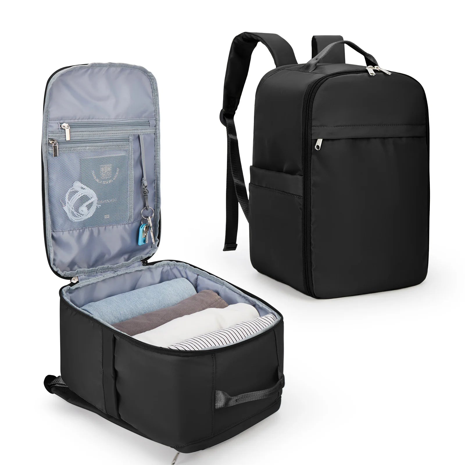 Ryanair Backpack 40x20x25 Cabin Bag, Hand Luggage Travel Backpack for Easyjet Cabin Bag 45x36x20, Laptop Backpack for Women/Men - Mammalook