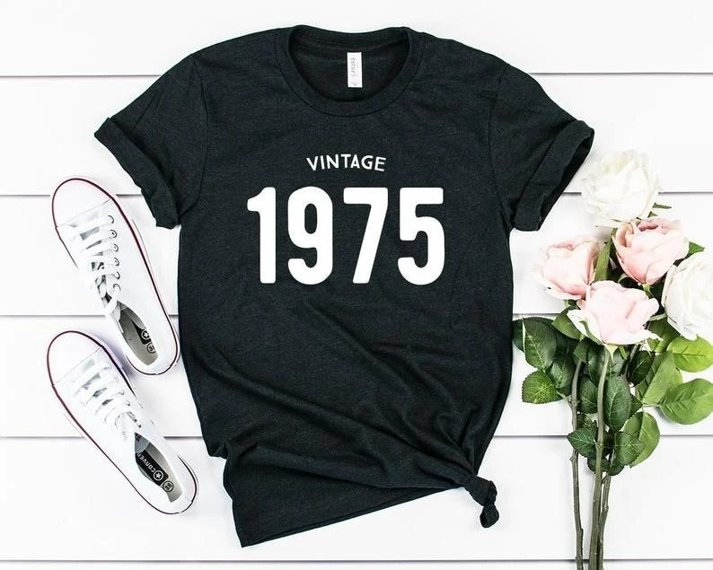 T-shirt VINTAGE 1975 - Short Sleeves