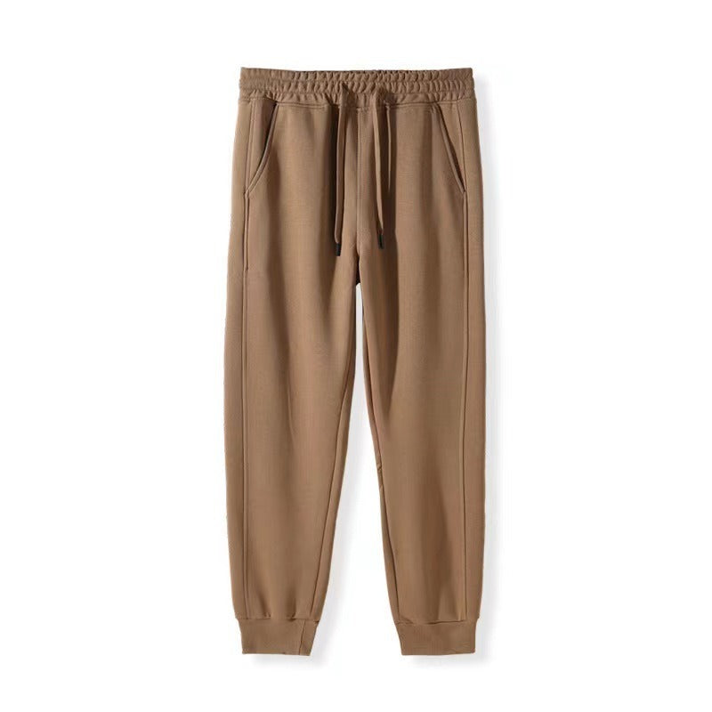 Women Thicken Cotton Sweatpants Autumn Winter Elastic Waist Bundle Foot Straight Trousers Fleece Warm Loose Casual Pants - Mammalook