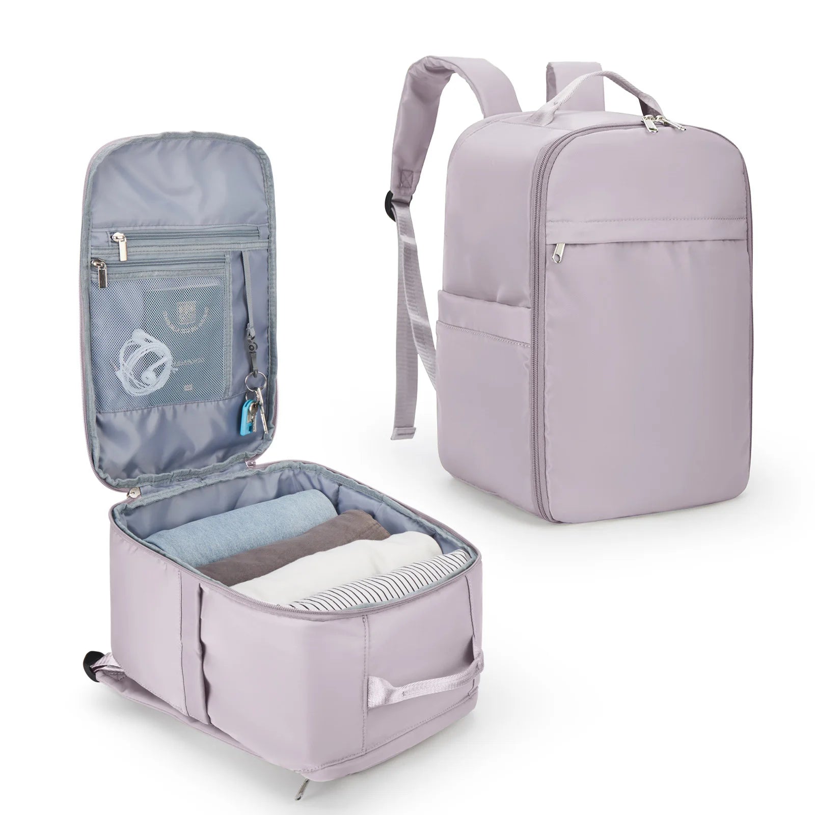 Ryanair Backpack 40x20x25 Cabin Bag, Hand Luggage Travel Backpack for Easyjet Cabin Bag 45x36x20, Laptop Backpack for Women/Men - Mammalook