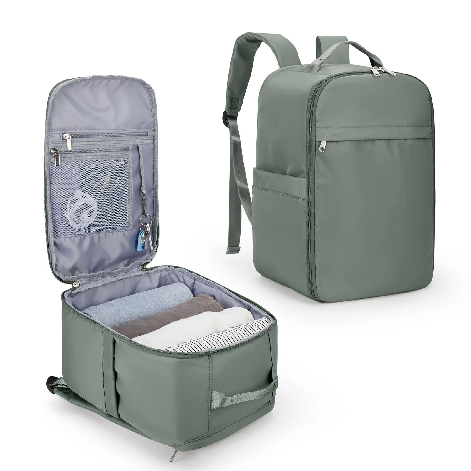 Ryanair Backpack 40x20x25 Cabin Bag, Hand Luggage Travel Backpack for Easyjet Cabin Bag 45x36x20, Laptop Backpack for Women/Men - Mammalook
