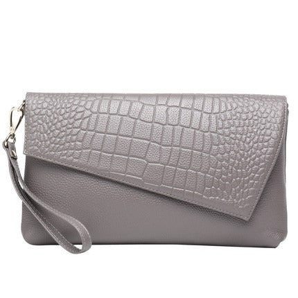 Litchi grain top layer cowhide fashion Shoulder bag Multifunctional leather Clutch bag Large capacity crossbody bags for women - Mammalook