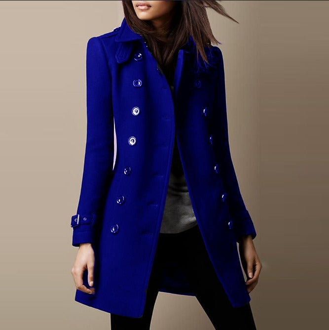 Double-Breasted Casual Women's Jacket - Mammalook