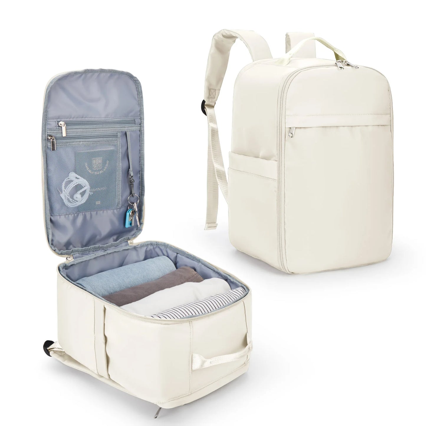 Ryanair Backpack 40x20x25 Cabin Bag, Hand Luggage Travel Backpack for Easyjet Cabin Bag 45x36x20, Laptop Backpack for Women/Men - Mammalook