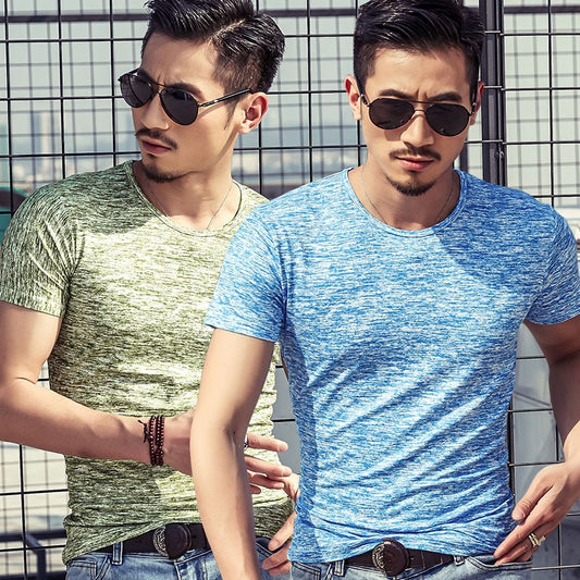 New Mens T Shirt Camouflage Short Sleeved Base Shirt T Shirt Casual Cultural Shirt - Mammalook