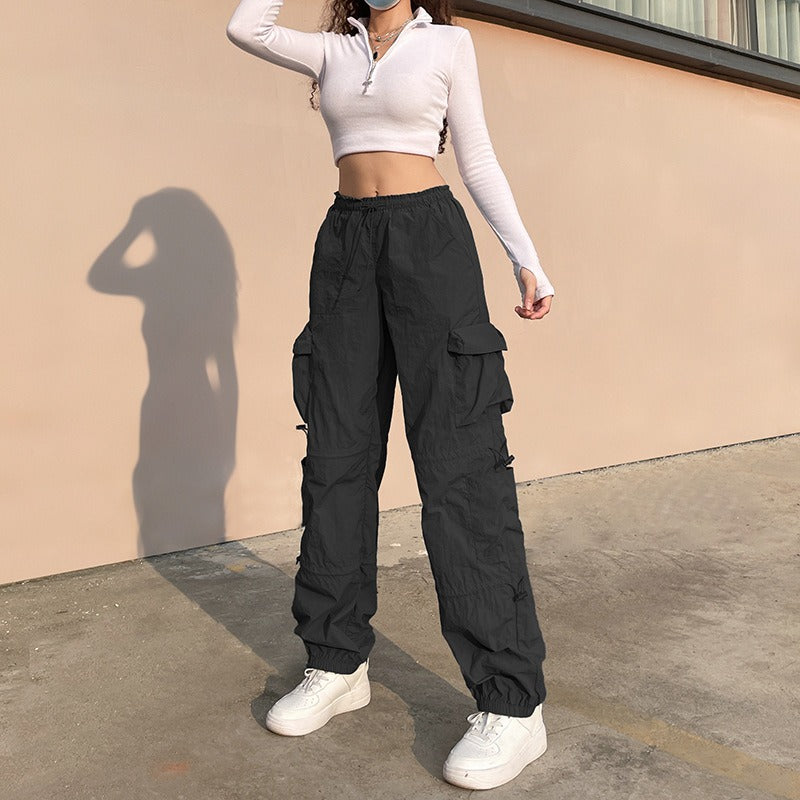 Ins New Sports Outdoor Sunscreen Ice Silk Loose Harun Pants Yoga Clothes Yoga Overalls - Mammalook