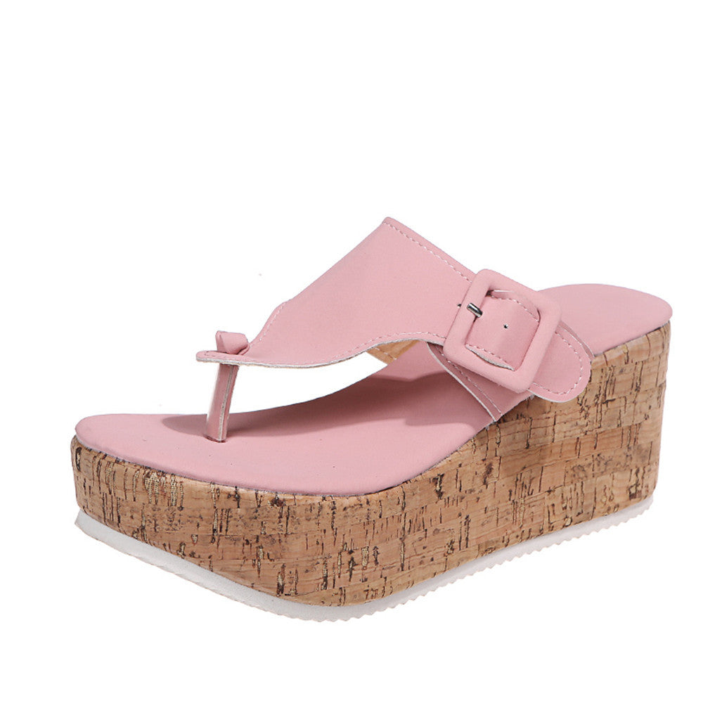 Women's Casual Platform Slippers