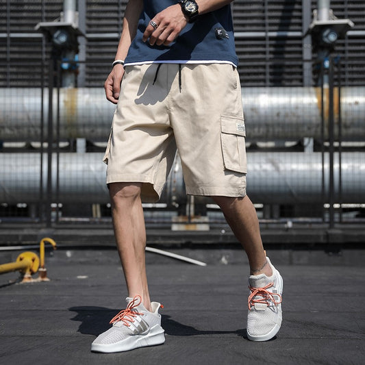 Mens Mens New Summer Shorts Sports Pants Trend Beach Pants Students Cargo Pants - Mammalook