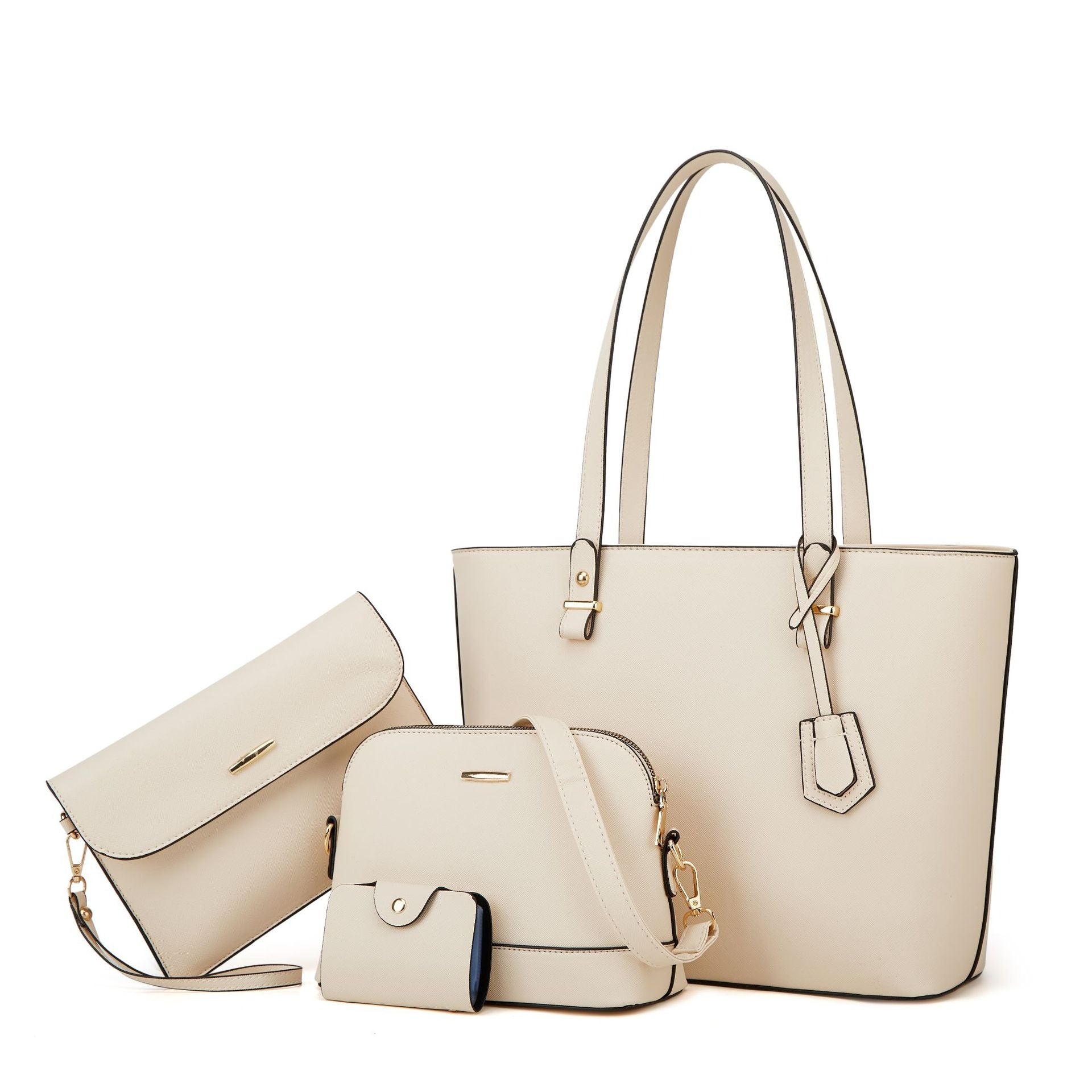 Trendy Women's Bag Retro Celebrity One Shoulder Handbag New High Capacity Fashion Cross Four Piece Set Mother Bag - Mammalook