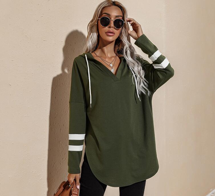 Women's Westen Hooded Sweater Women's Spring And Autumn New Thin Loose Top Coat - Mammalook