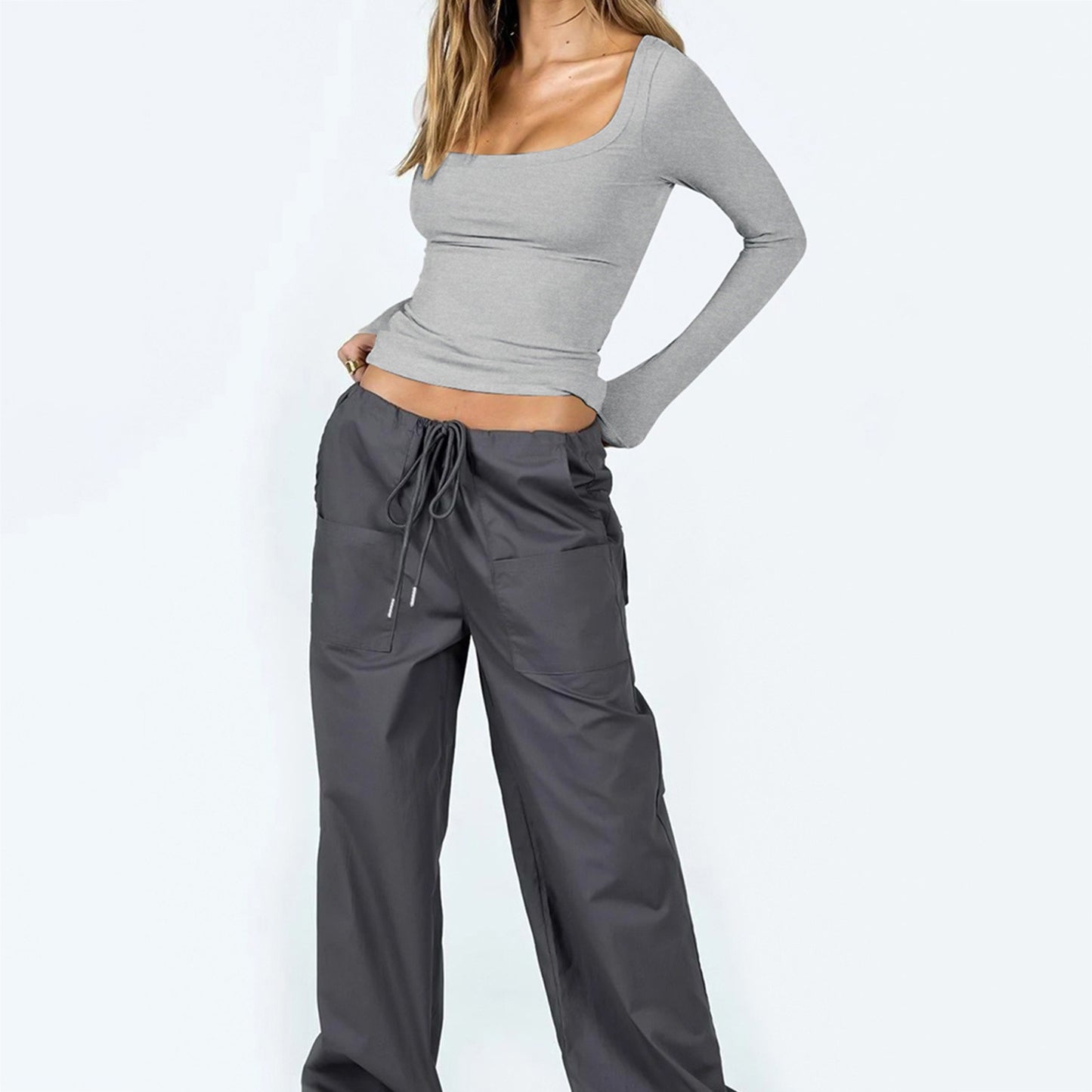 Women's hot spring/Summer Y2K sexy Slimming T-shirt - Mammalook