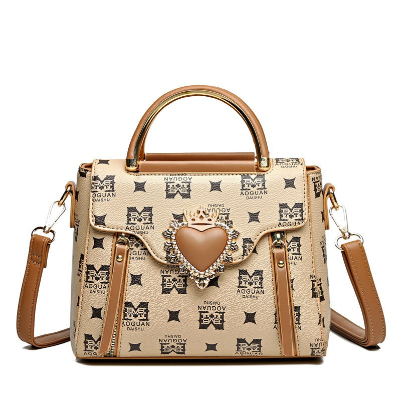 New all match print niche design sense handbag fashion mini shoulder bag for women - Mammalook