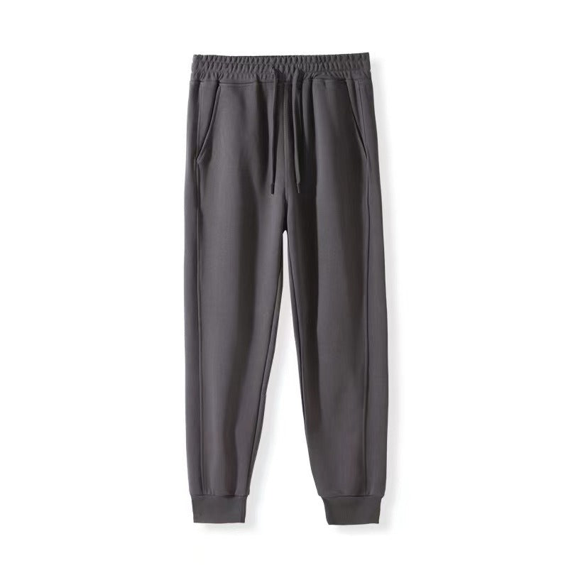 Women Thicken Cotton Sweatpants Autumn Winter Elastic Waist Bundle Foot Straight Trousers Fleece Warm Loose Casual Pants - Mammalook