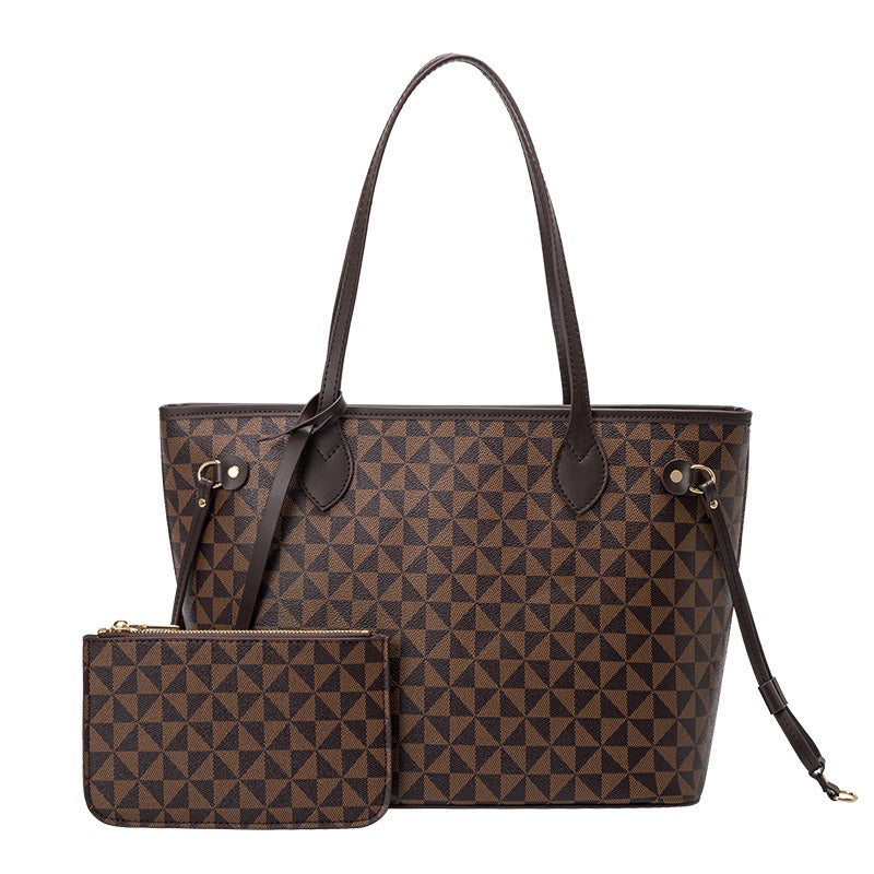 Tote Bag Windmill Pattern Handheld Shoulder Bag Large Capacity Two Piece Set Mother's Bag - Mammalook