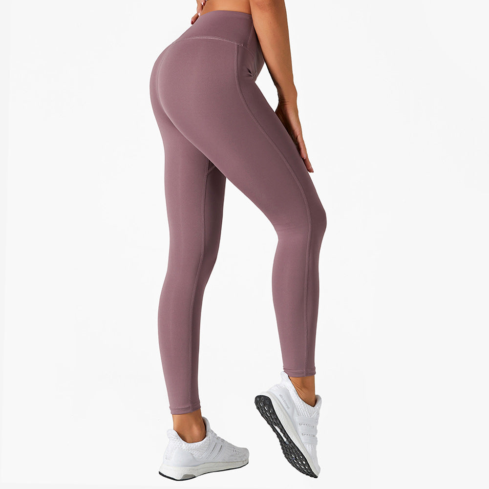 Fitness Running Shock proof Sports Bra Breathable Sweat wicking Gathering Quick drying Top Vest Tight Yoga Pants Set - Mammalook