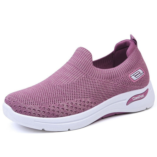 Women's shoes casual walking soft soled mother's shoes Tiktok fashion breathable sports shoes women - Mammalook