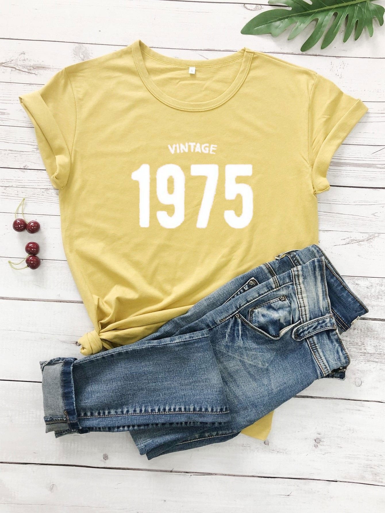 T-shirt VINTAGE 1975 - Short Sleeves