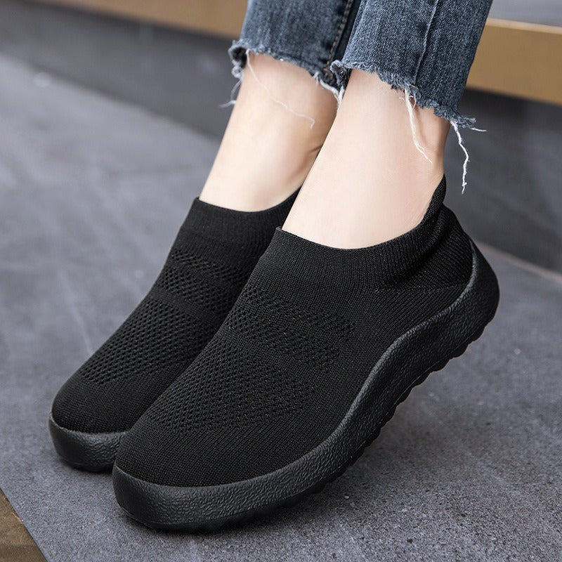 Men's and women's shoes Breathable new soft sole mesh sports casual shoes running shoes 35-46 - Mammalook