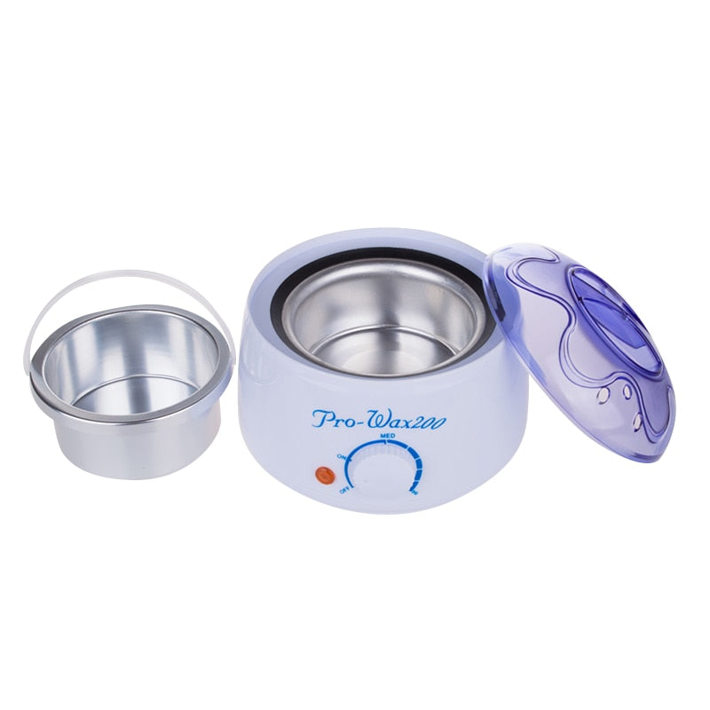 Electric Wax Heater Professionel Hand Feet Body Hair Removal Machine Hand Waxing Paraffin Epilator Mini SPA Wax pot kit - Mammalook