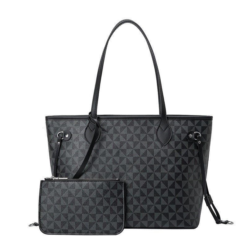 Tote Bag Windmill Pattern Handheld Shoulder Bag Large Capacity Two Piece Set Mother's Bag - Mammalook