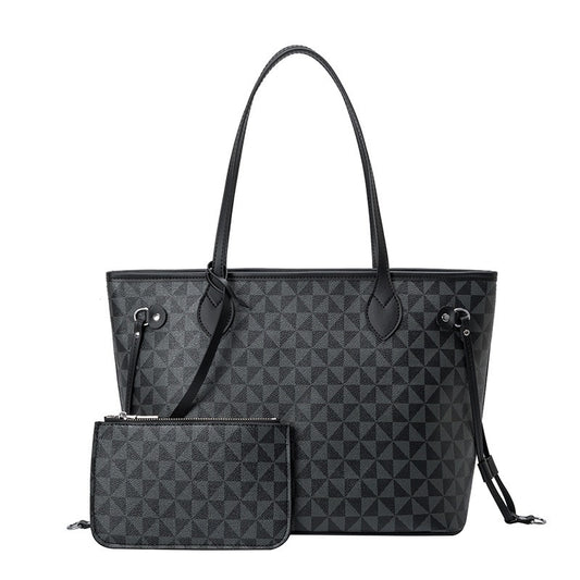 Tote Bag Windmill Pattern Handheld Shoulder Bag Large Capacity Two Piece Set Mother's Bag - Mammalook