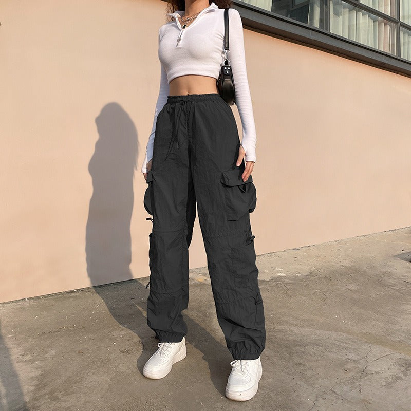 Ins New Sports Outdoor Sunscreen Ice Silk Loose Harun Pants Yoga Clothes Yoga Overalls - Mammalook