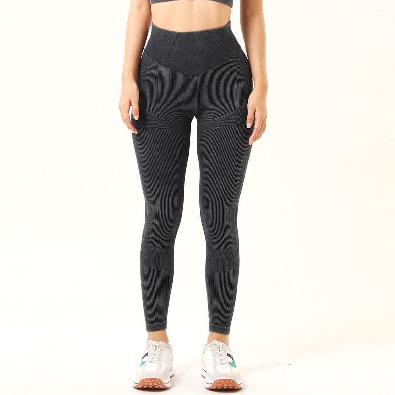 Frosted Yoga Suit Six Piece Back Strap Bra Sexy Long Sleeved Short Sleeved Hip Lifting Waist Closing Shorts Pants - Mammalook