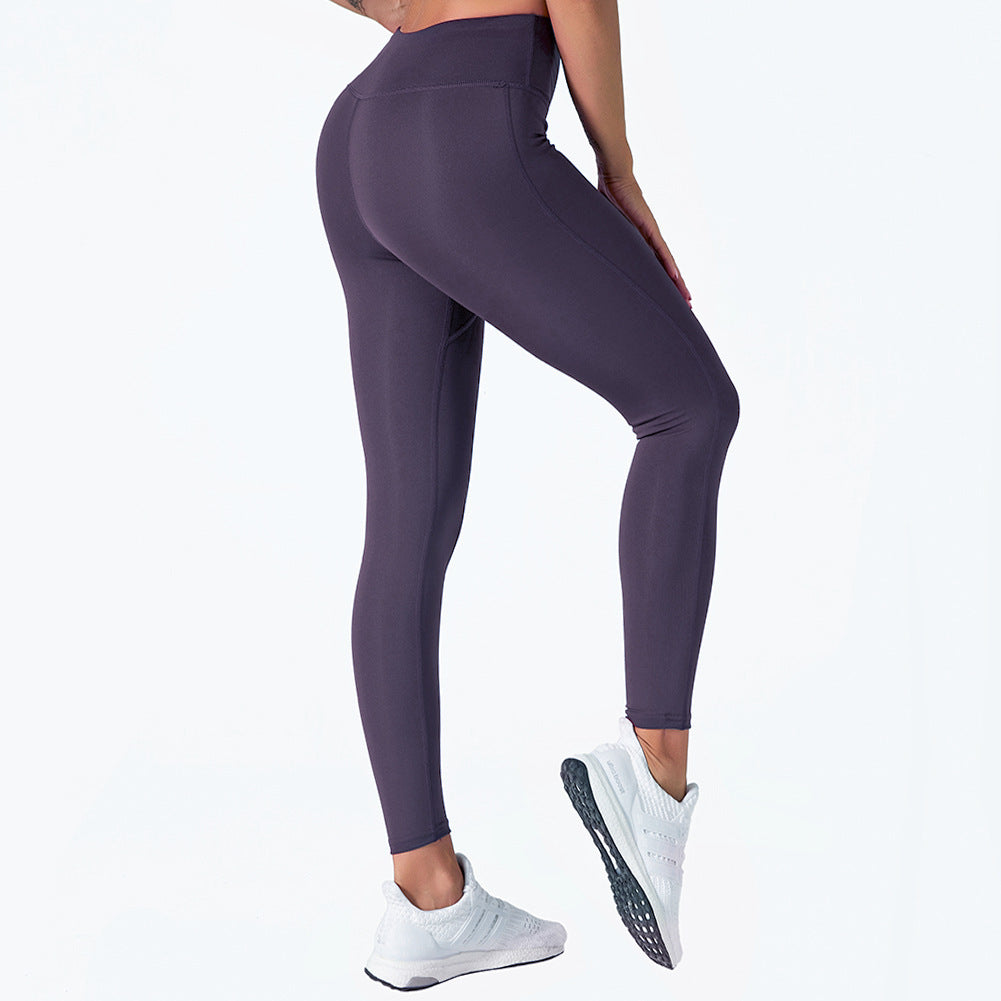 Fitness Running Shock proof Sports Bra Breathable Sweat wicking Gathering Quick drying Top Vest Tight Yoga Pants Set - Mammalook