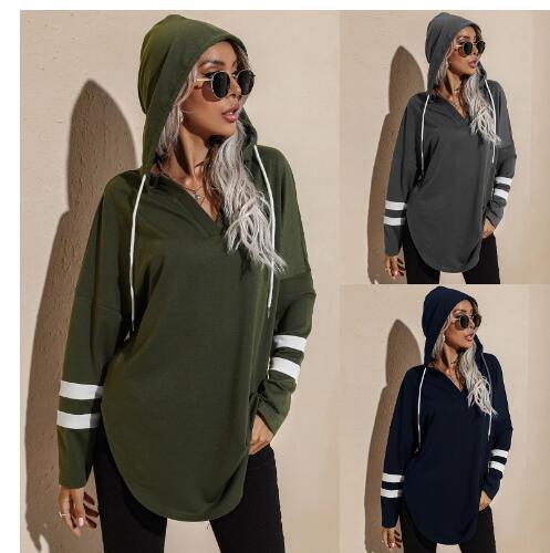 Women's Westen Hooded Sweater Women's Spring And Autumn New Thin Loose Top Coat - Mammalook