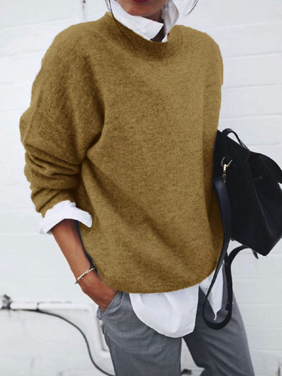 New autumn and winter cross-border European and American eBay Amazon knitted long sleeved pullover hoodie jacket for women - Mammalook