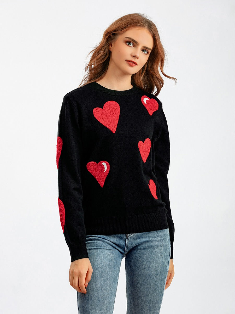 O-Neck Spring Autumn Women Pullover Sweaters Fashion Knit Casual Lady Winter Warm Top Sweater - Mammalook