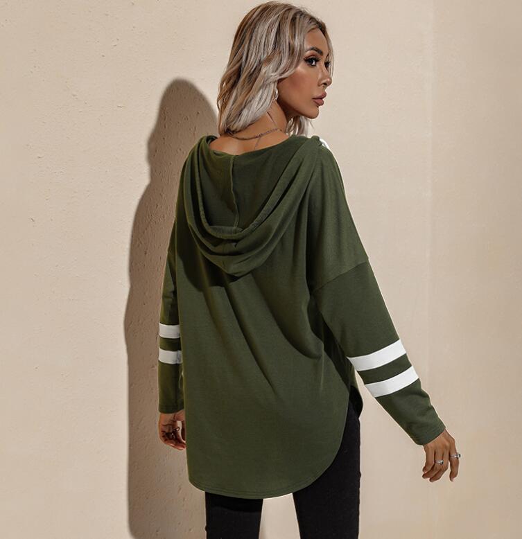 Women's Westen Hooded Sweater Women's Spring And Autumn New Thin Loose Top Coat - Mammalook
