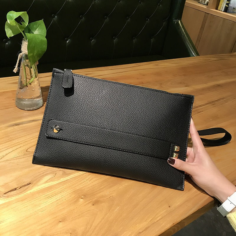 Clutch bag women's handbag Korean style women's bag clutch bag red dinner party bag envelope large capacity women's bag - Mammalook