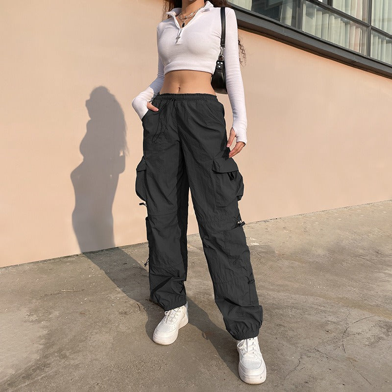 Ins New Sports Outdoor Sunscreen Ice Silk Loose Harun Pants Yoga Clothes Yoga Overalls - Mammalook