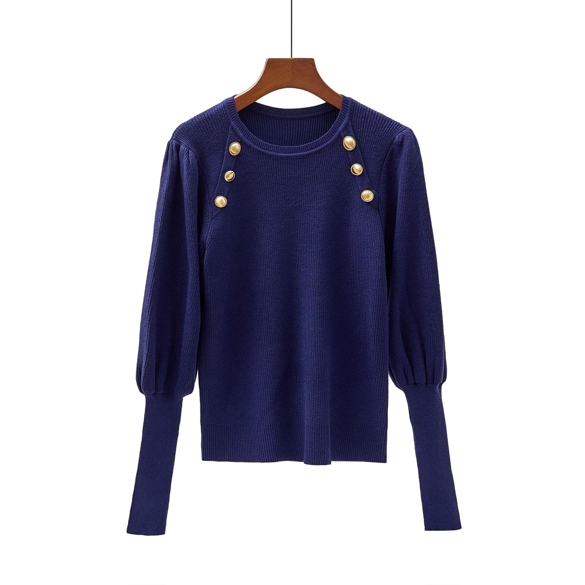 High quality puff sleeves Womens Sweaters Fashion Knitted Pullover Sweater Fall Winter Soft Female Jumper Top Jersey Pull - Mammalook