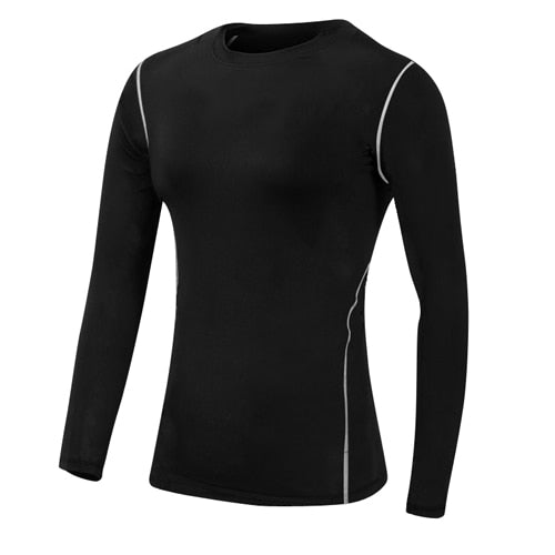 Base Layer Fitness Sport Shirt Quick Dry Women long Sleeves Top Gym jogging lady T-shirt Train Workout Clothing White Yoga Shirt - Mammalook