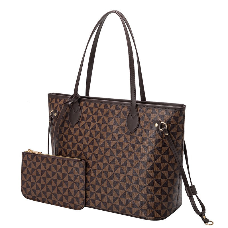 Tote Bag Windmill Pattern Handheld Shoulder Bag Large Capacity Two Piece Set Mother's Bag - Mammalook