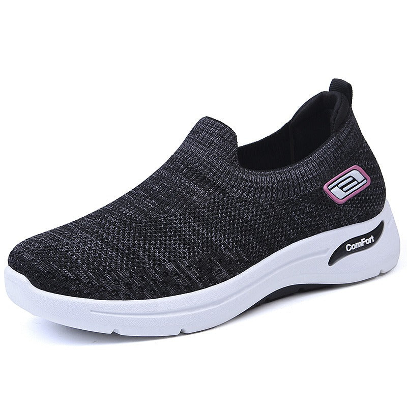 Women's shoes casual walking soft soled mother's shoes Tiktok fashion breathable sports shoes women - Mammalook