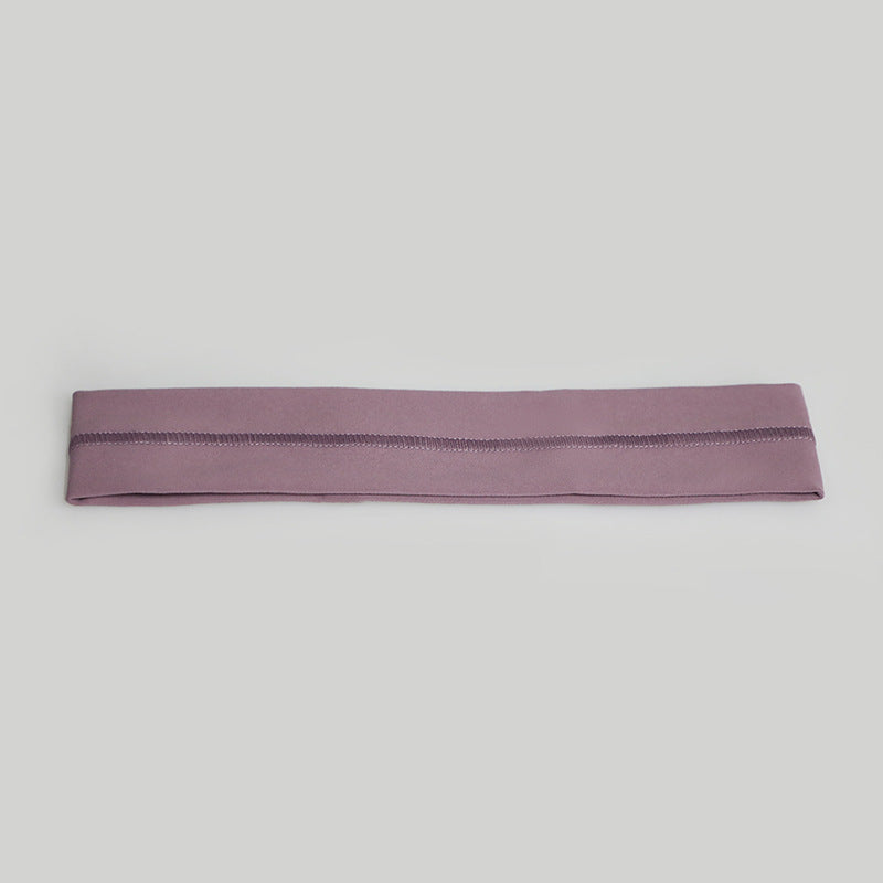 New Sports Hair Band Solid Yoga Headband Moisture Absorbing and Sweatwicking Elastic Fitness Hair Band - Mammalook