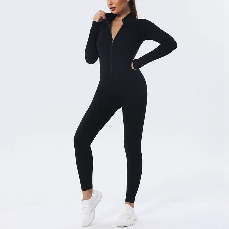 Quick Dry Seamless Yoga Clothes Sports Suit Female Dance Yoga Fitness Clothing Tight One-Piece Fitness Yoga Pants - Mammalook