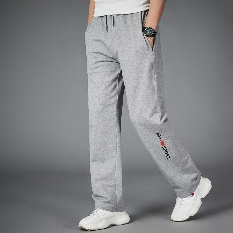 Men Running Pants Joggers - Fitness Straight Breathable
